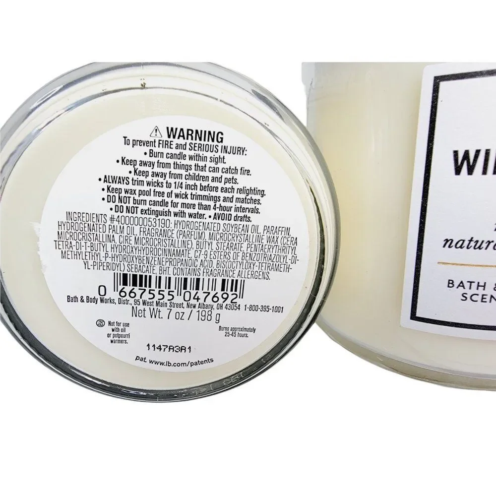 2 Bath & Body Works HONEY WILDFLOWER 1 Wick Medium 7oz Candles NEW - Picture 11 of 11